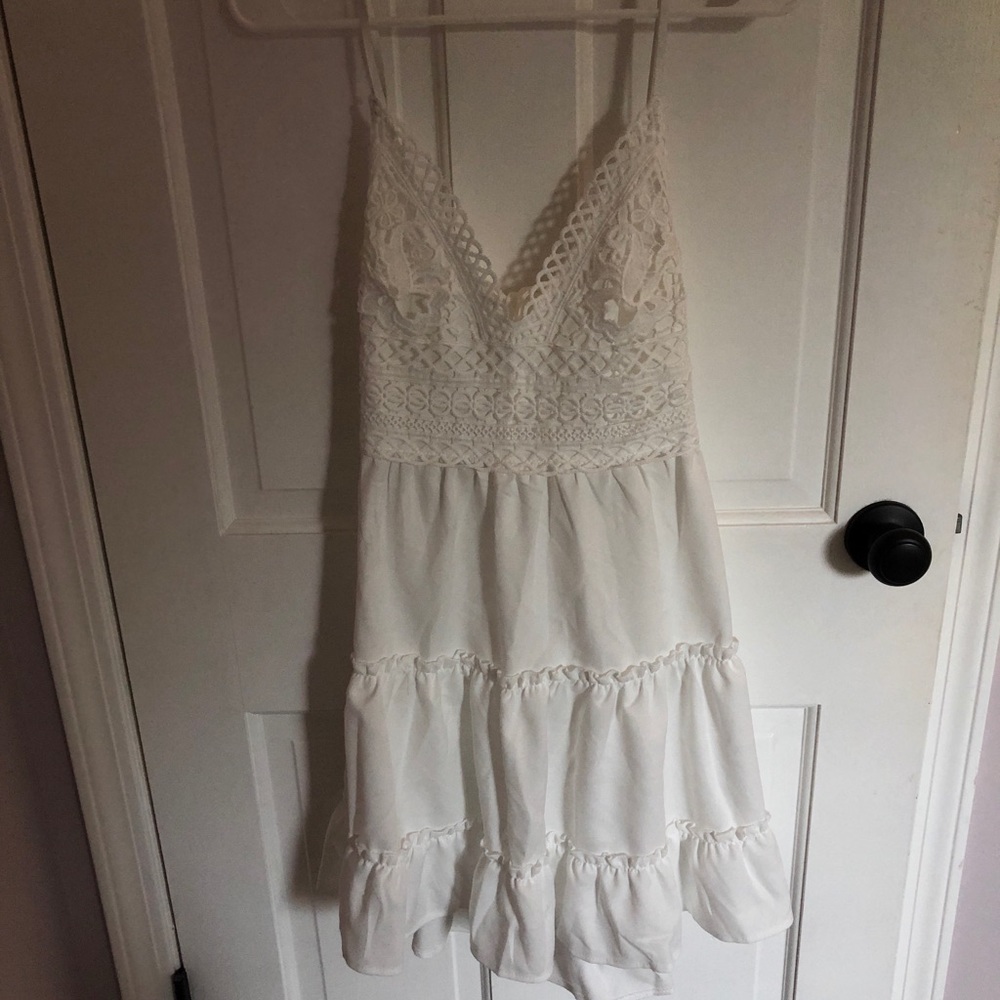 White sun dress